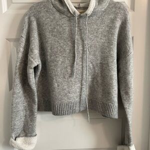 Cozy Gray Women's Turtleneck Sweater